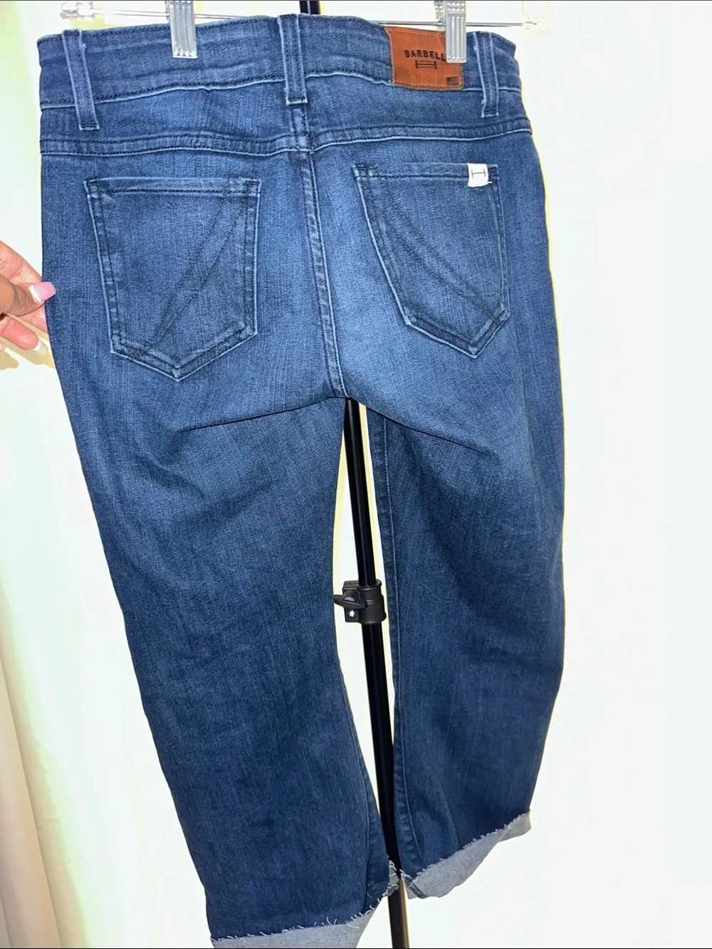 Barbell Apparel Dark Indigo Capri size 28